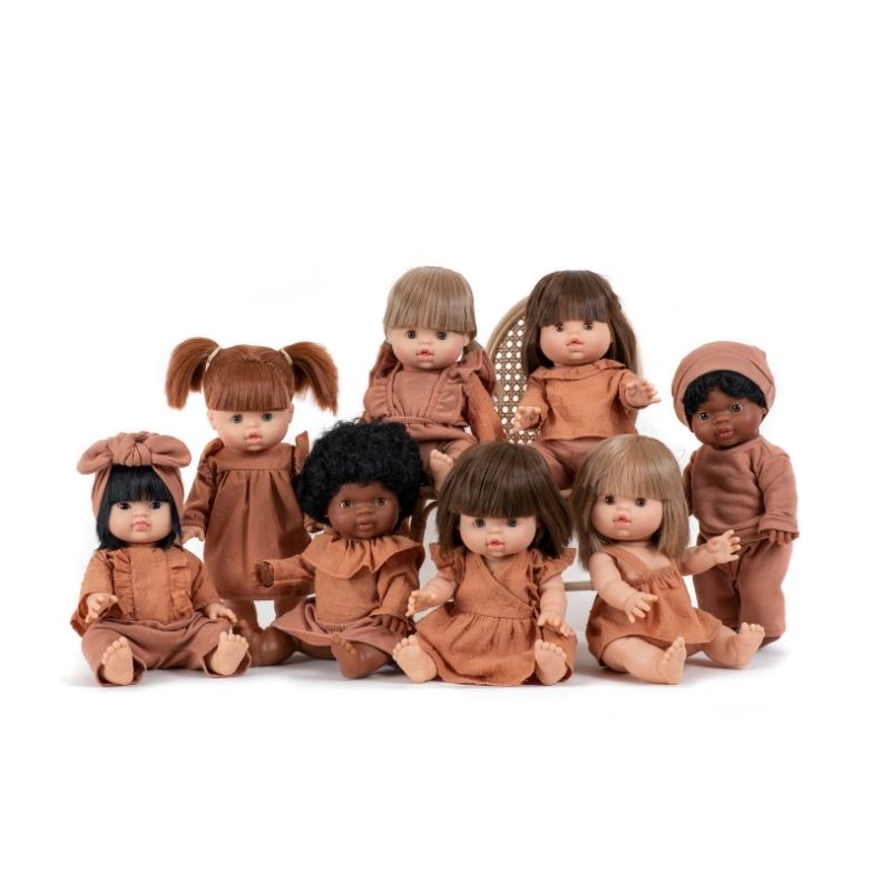 Minikane Girl Doll Jahia - 34cm