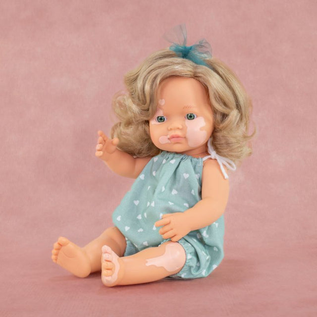 Miniland Girl Doll With Vitiligo Mulberry - 38cm