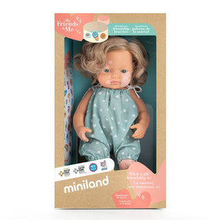 Miniland Girl Doll With Vitiligo Mulberry - 38cm