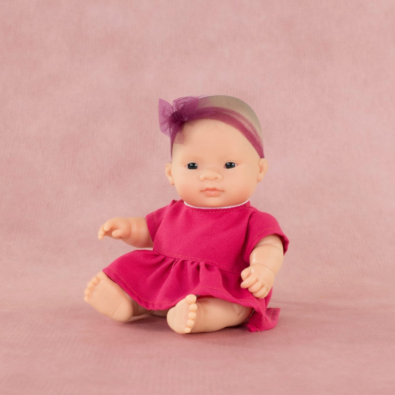 Miniland Baby Girl Doll Cherry - 21cm