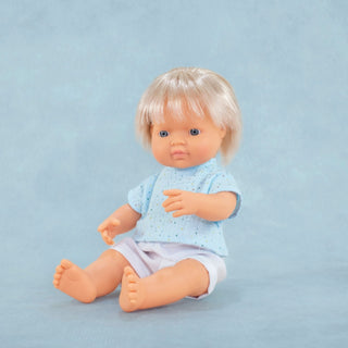 Miniland Boy Doll Blueberry - 38cm