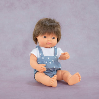 Miniland Brunette Boy Doll Kiwi - 38cm