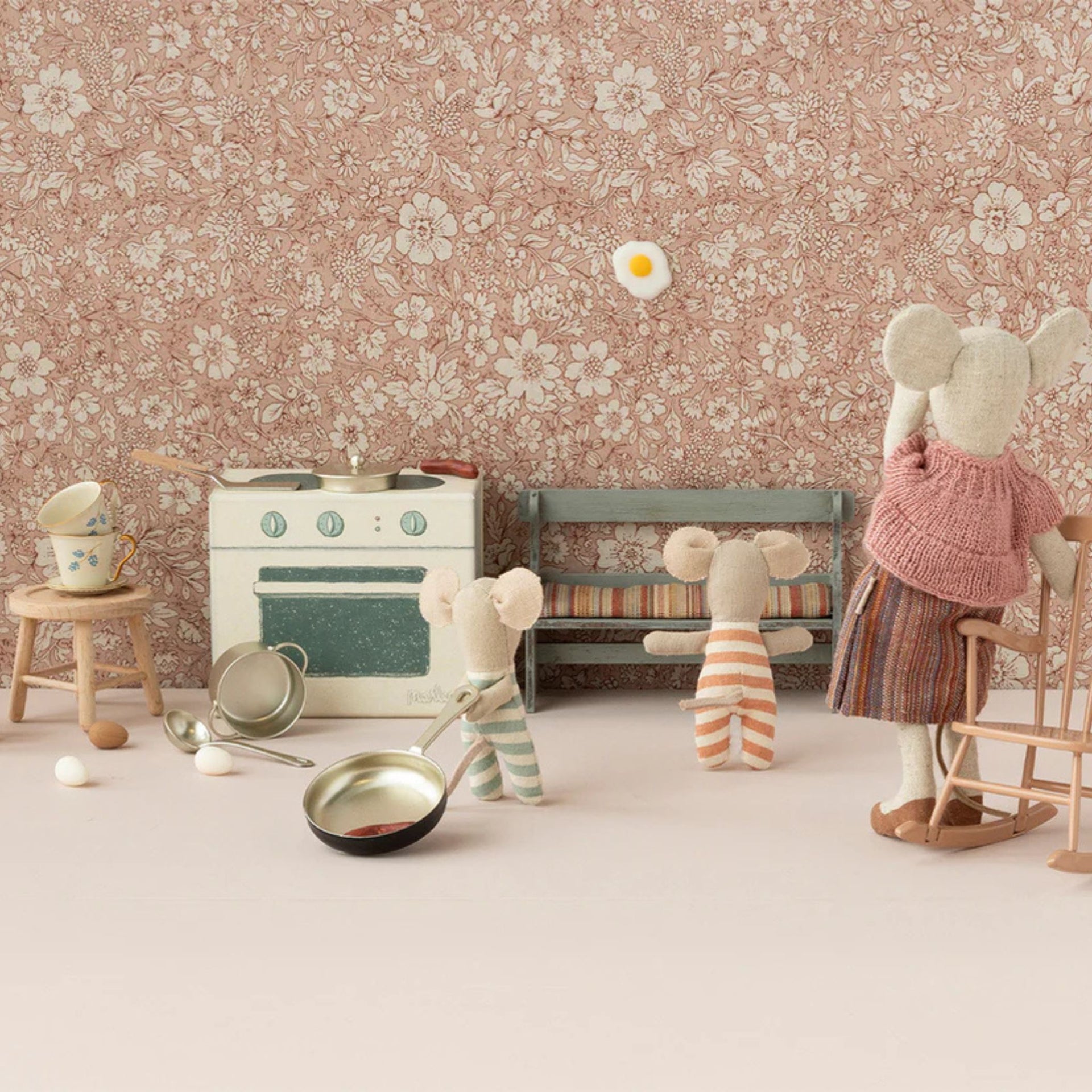Maileg Baby Mice Triplets In Matchbox