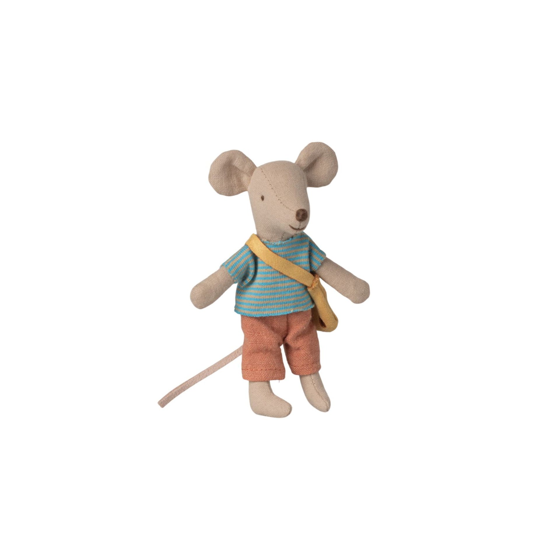 Maileg Little Brother Mouse with Bag