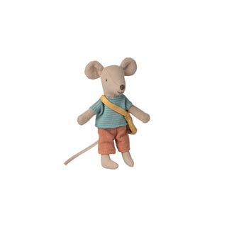 Maileg Little Brother Mouse with Bag