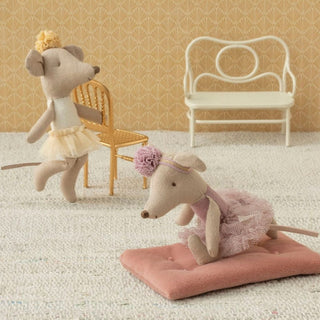Maileg Little Sister Ballerina Mouse - Heather