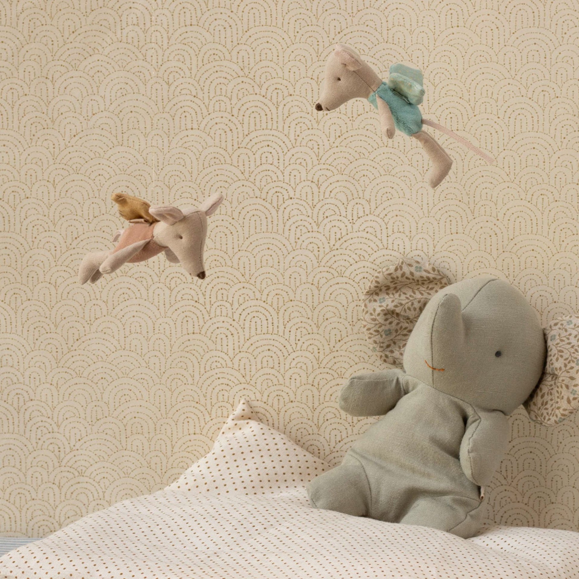 Maileg Little Sister Fairy Mouse - Mint