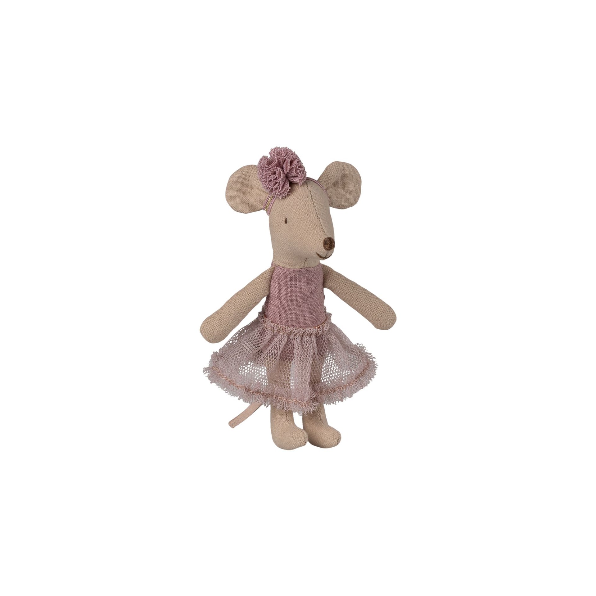 Maileg Little Sister Ballerina Mouse - Heather