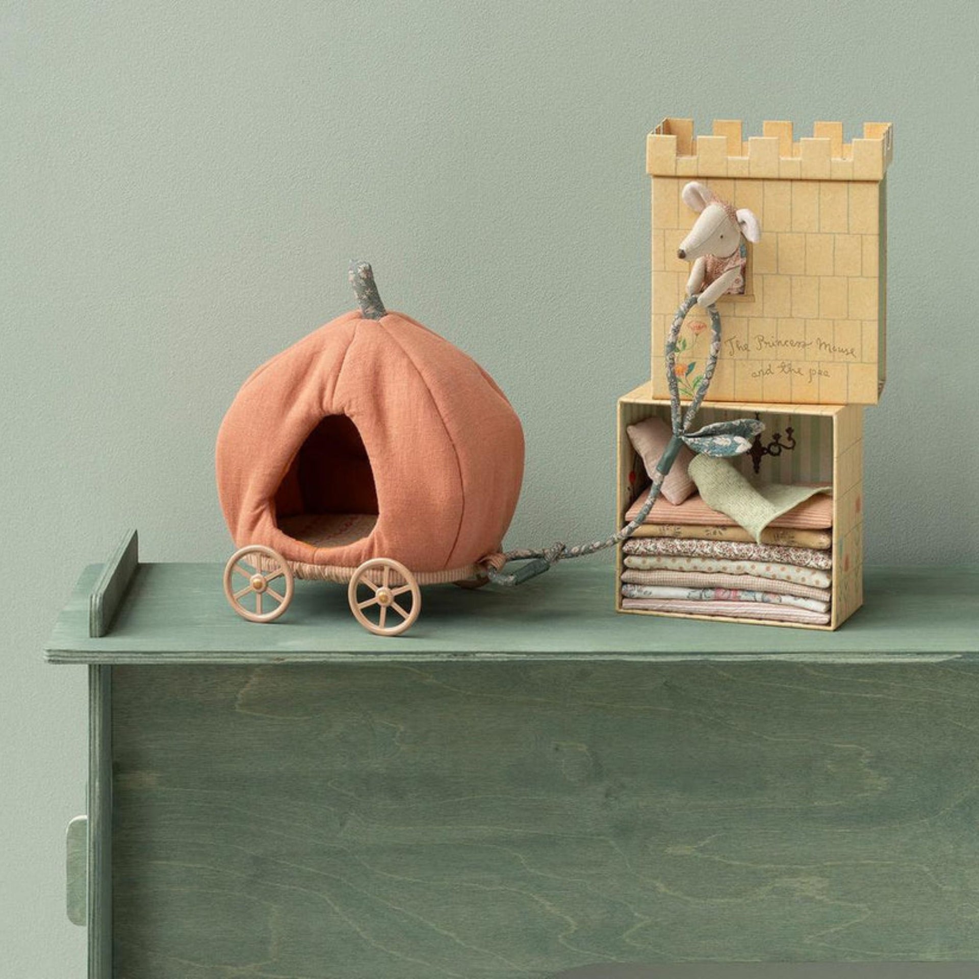 Maileg Mouse Pumpkin Carriage