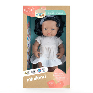 Miniland Girl Doll Rhubarb - 38cm
