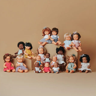 Miniland Girl Doll With Down Syndrome Forest - 38cm