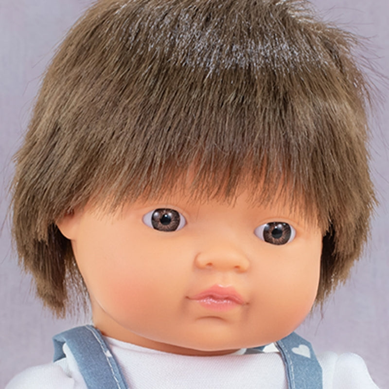 Miniland Brunette Boy Doll Kiwi - 38cm