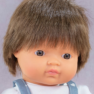 Miniland Brunette Boy Doll Kiwi - 38cm
