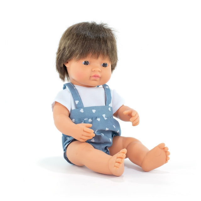 Miniland Brunette Boy Doll Kiwi - 38cm