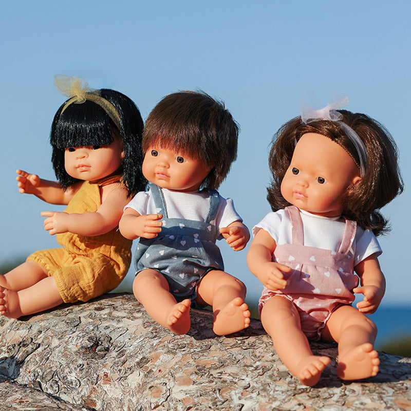 Miniland Brunette Boy Doll Kiwi - 38cm