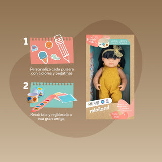 Miniland Girl Doll Pear - 38cm