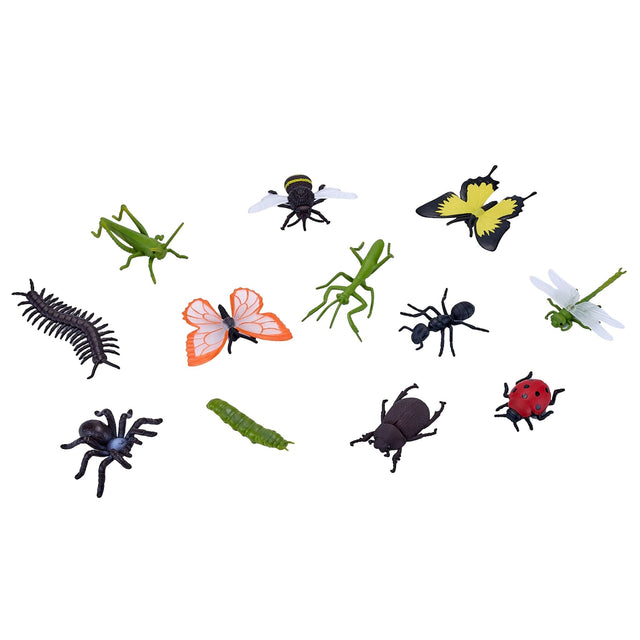 Mojo Mini Insects and Spider Tube - 12 Piece