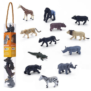 Mojo Mini Wildlife Tube - 12 Piece
