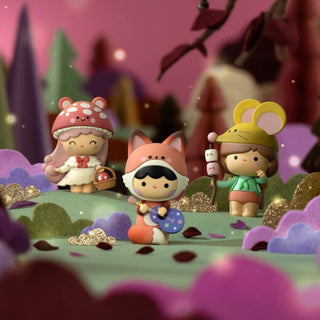 Momiji Sugar Plum Wood Blind Box Message Doll