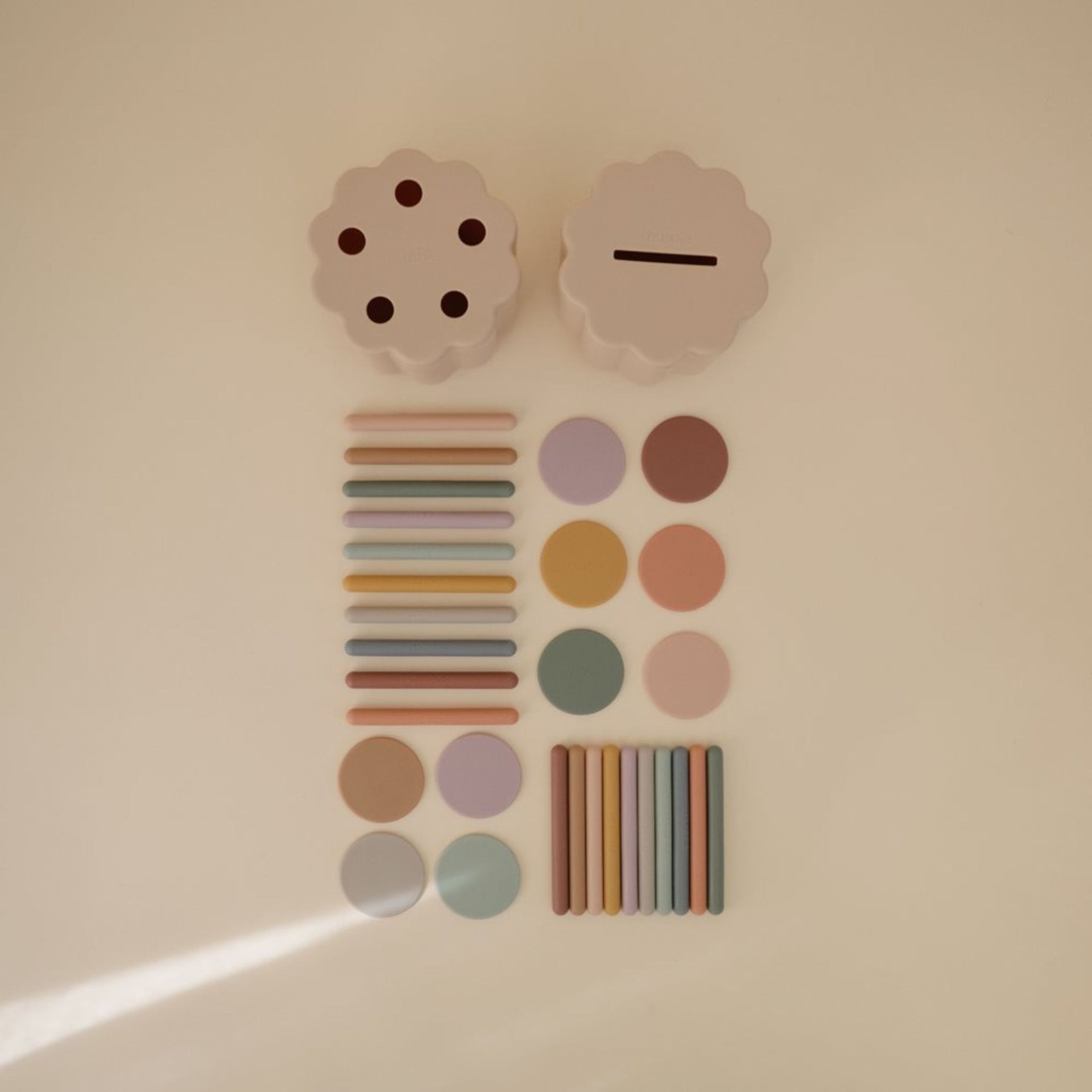 Mushie Coin & Tube Sorting Set