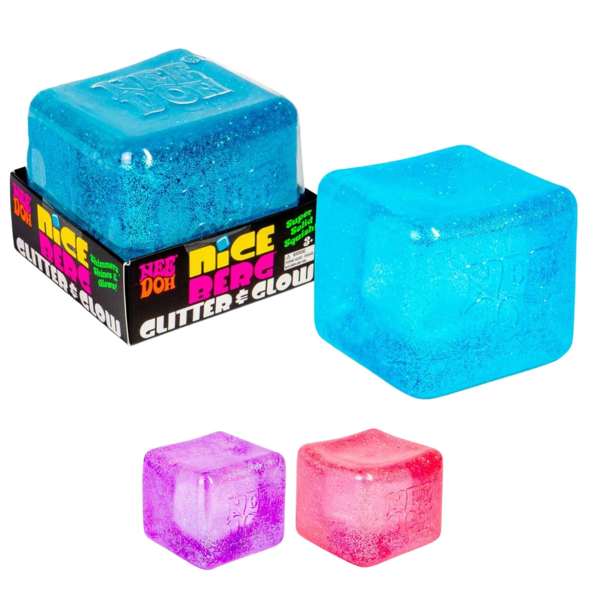 NeeDoh Niceberg Glitter & Glow