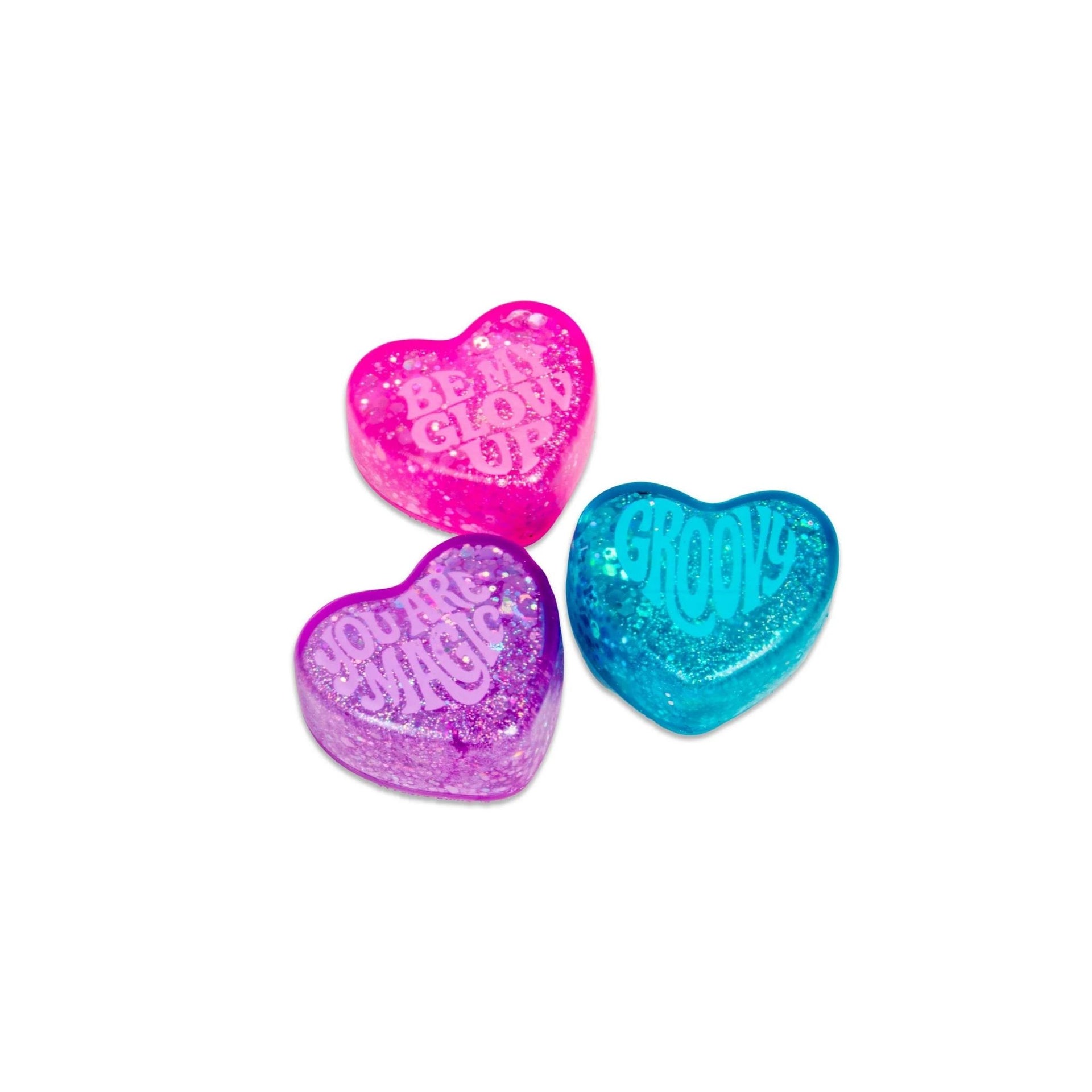 NeeDoh Teenie Sparkle Hearts