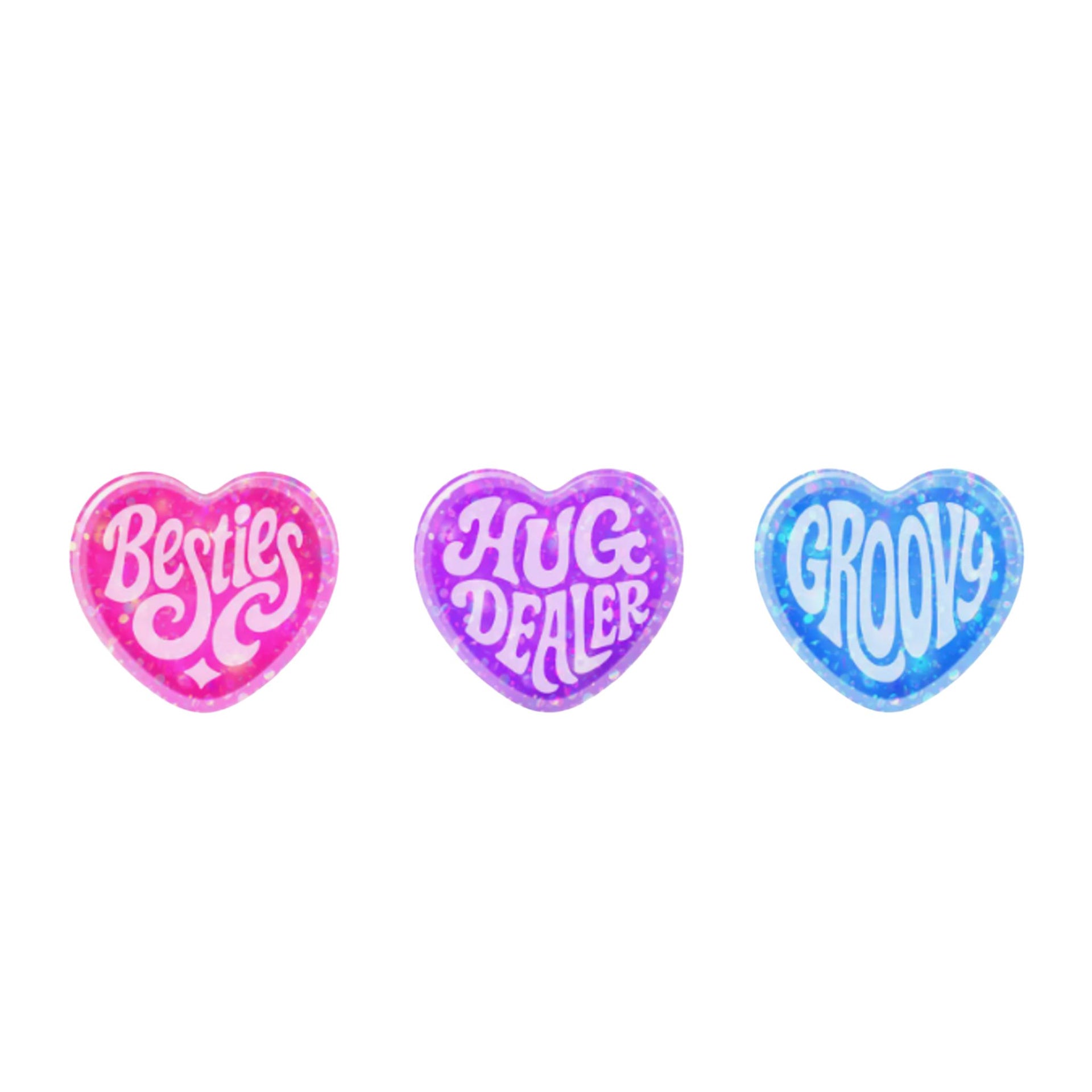 NeeDoh Teenie Sparkle Hearts