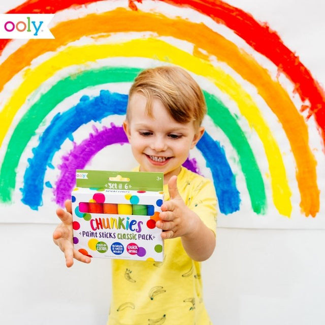 Ooly Chunkies Paint Sticks Set of 6 - Classic