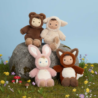 Olli Ella Cozy Day Dinkum Bunny Pinkie