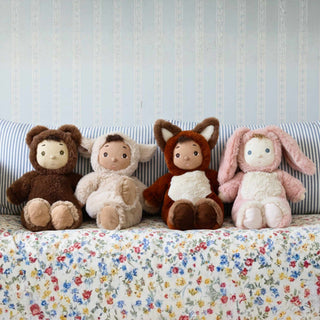 Olli Ella Cozy Day Dinkum Bunny Pinkie