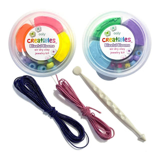 Ooly Creatibles Air Dry Clay Jewellery Kit - Blissful Blooms
