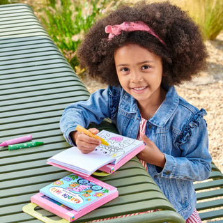 Ooly Carry Along Crayon & Colouring Book Kit - Garden Pals