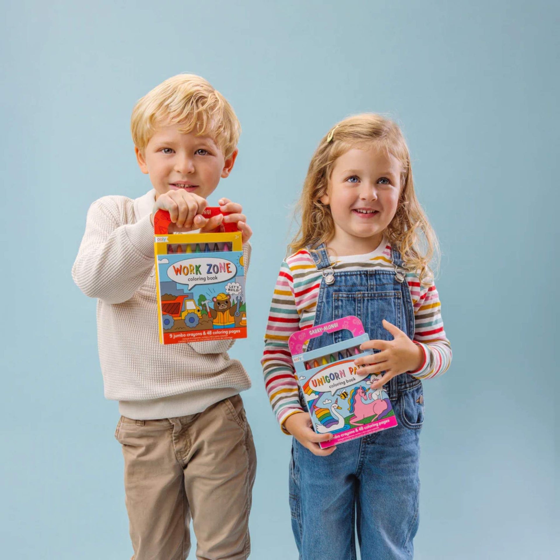 Ooly Carry Along Crayon & Colouring Book Kit - Unicorn Pals