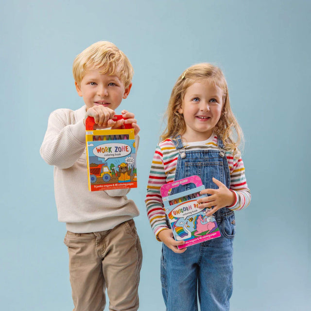 Ooly Carry Along Crayon & Colouring Book Kit - Unicorn Pals
