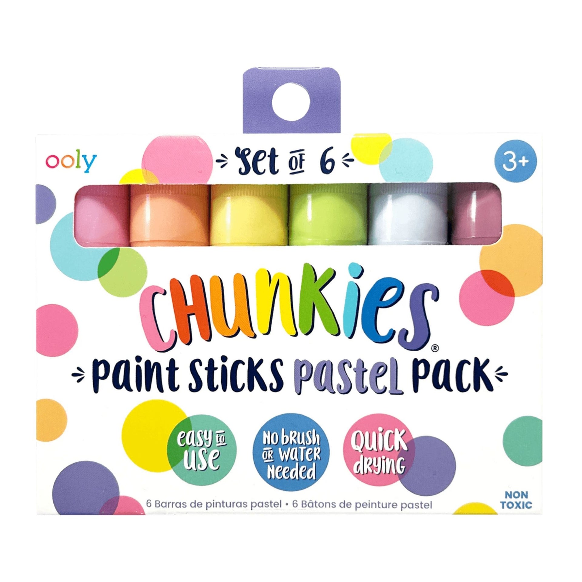 Ooly Chunkies Paint Sticks - Pastel
