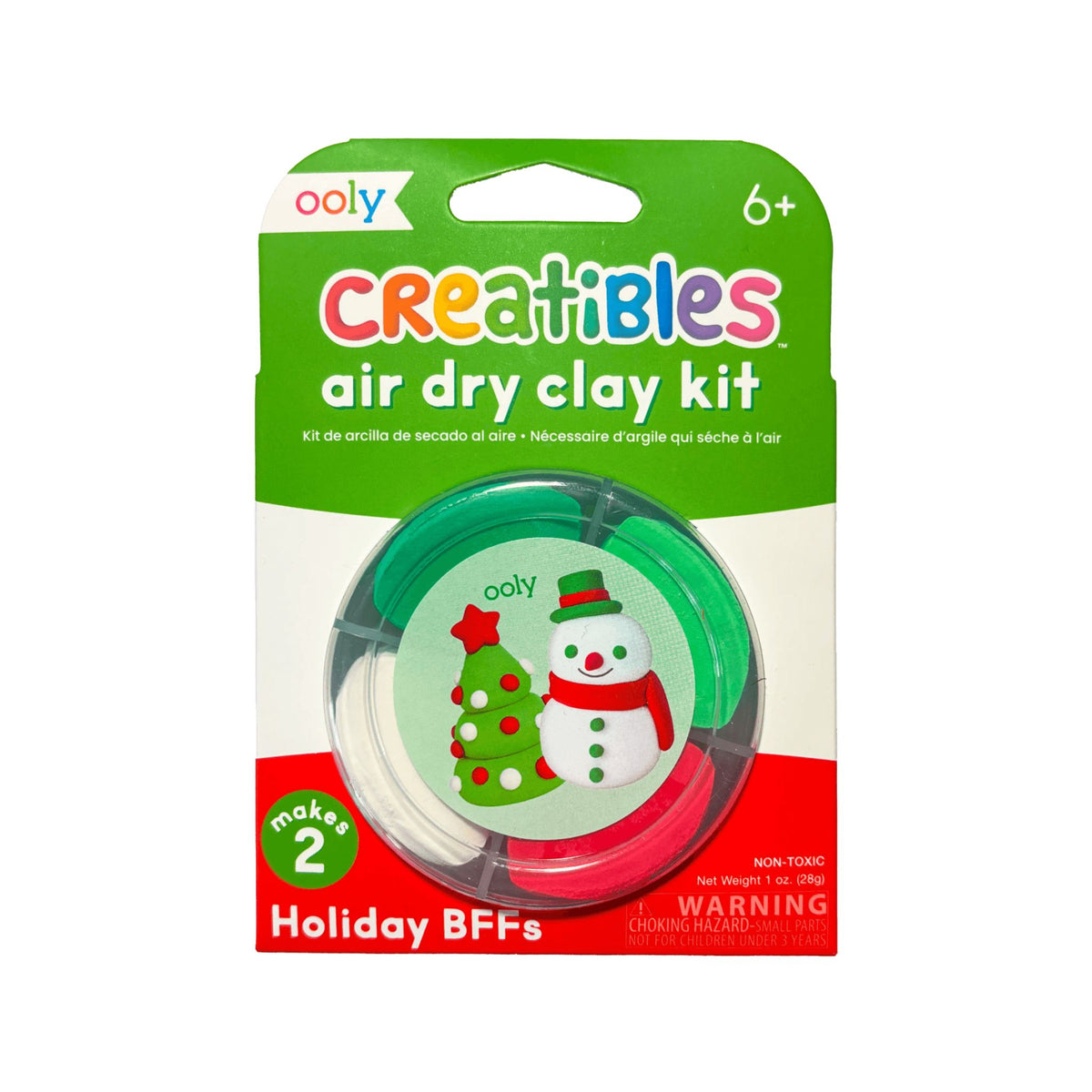 Ooly Creatibles D.I.Y Air Dry Clay BFFs Kit - Holiday BFFs