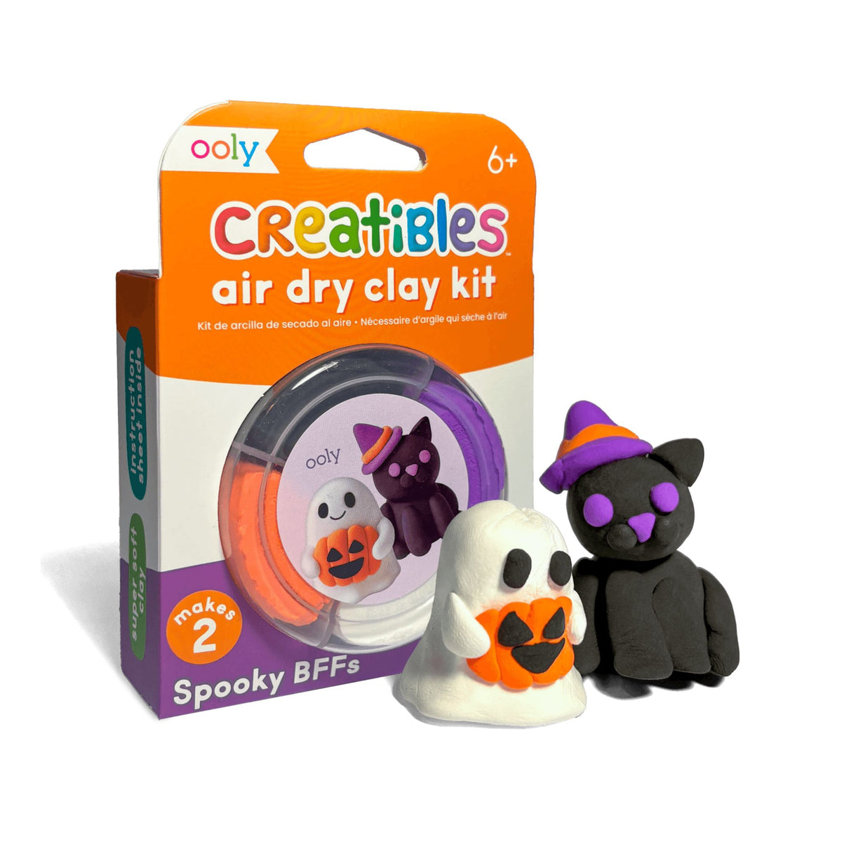 Ooly Creatibles D.I.Y Air Dry Clay BFFs Kit - Spooky BFFs