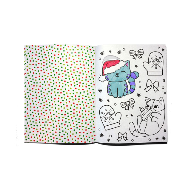 Ooly Colour-in' Sticker Book - Jolly Cheer Doodles