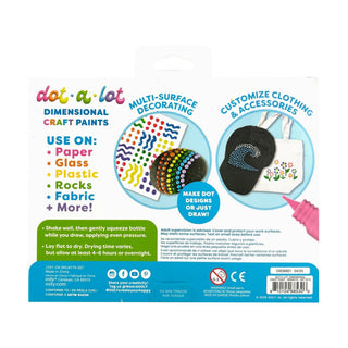 Ooly Dot-A-Lot Dimensional Craft Paint - Bright