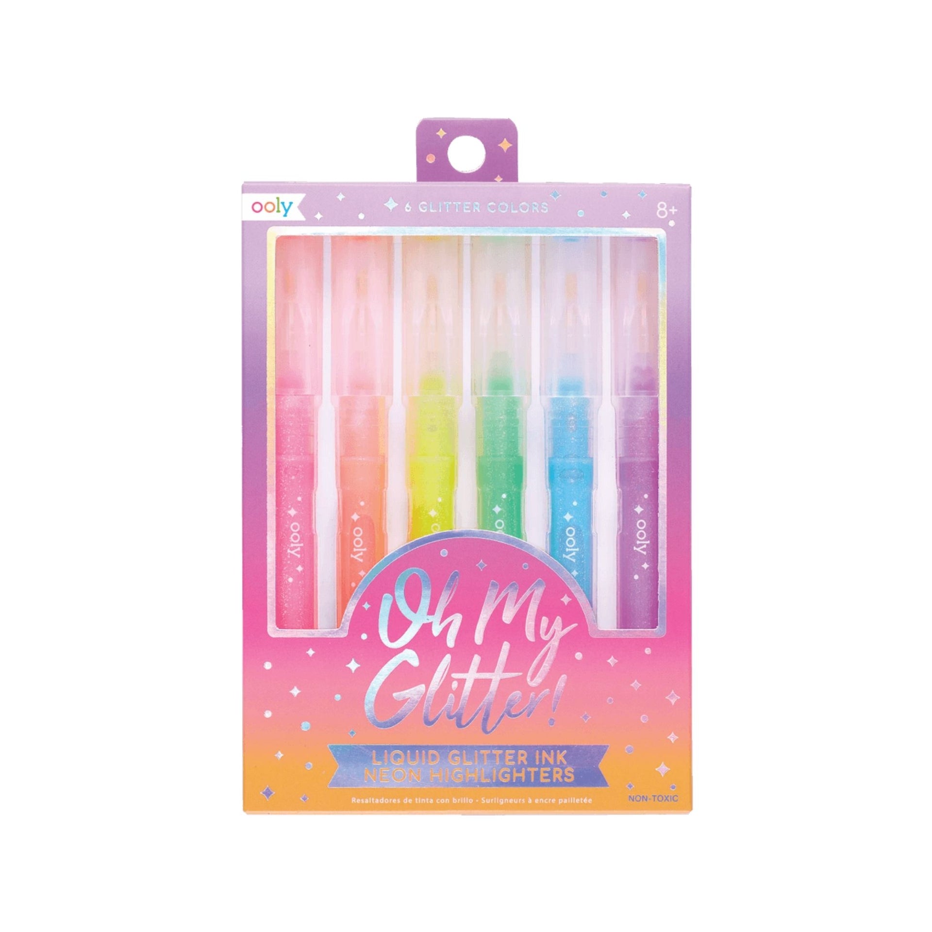 Ooly Oh My Glitter! Neon Glitter Highlighters