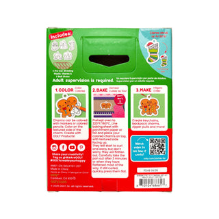 Ooly Mini Shrink-Its! DIY Shrink Art Kit - Holly Jolly