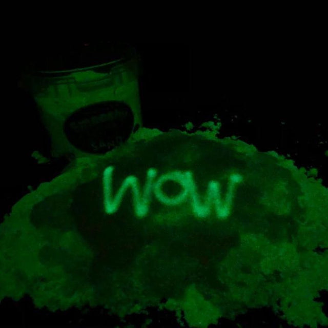 Rainbow Eco Play Smooshy Kinetic Magic Glow Sand - 300g Tub