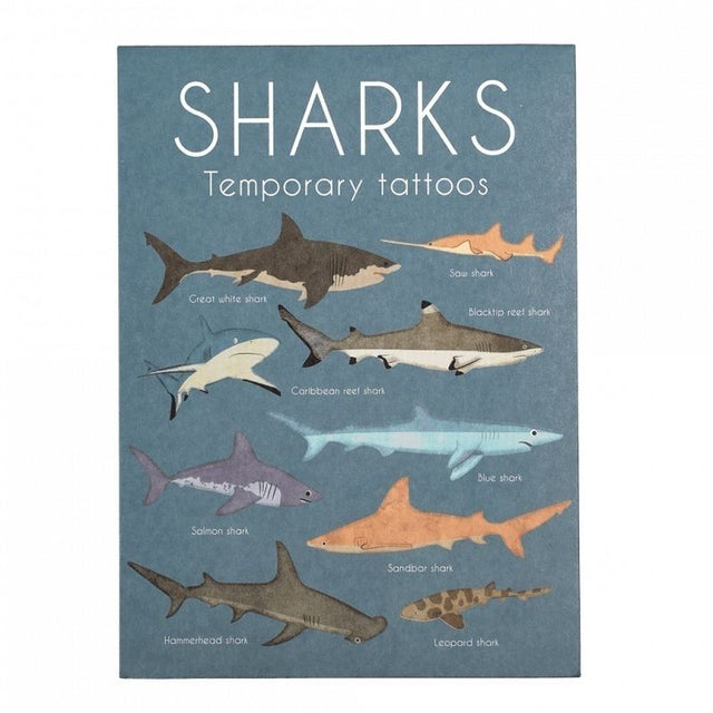 Rex London Temporary Tattoos - Shark