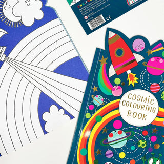 Rachel Ellen Designs Cosmic Colouring Book With Stickers