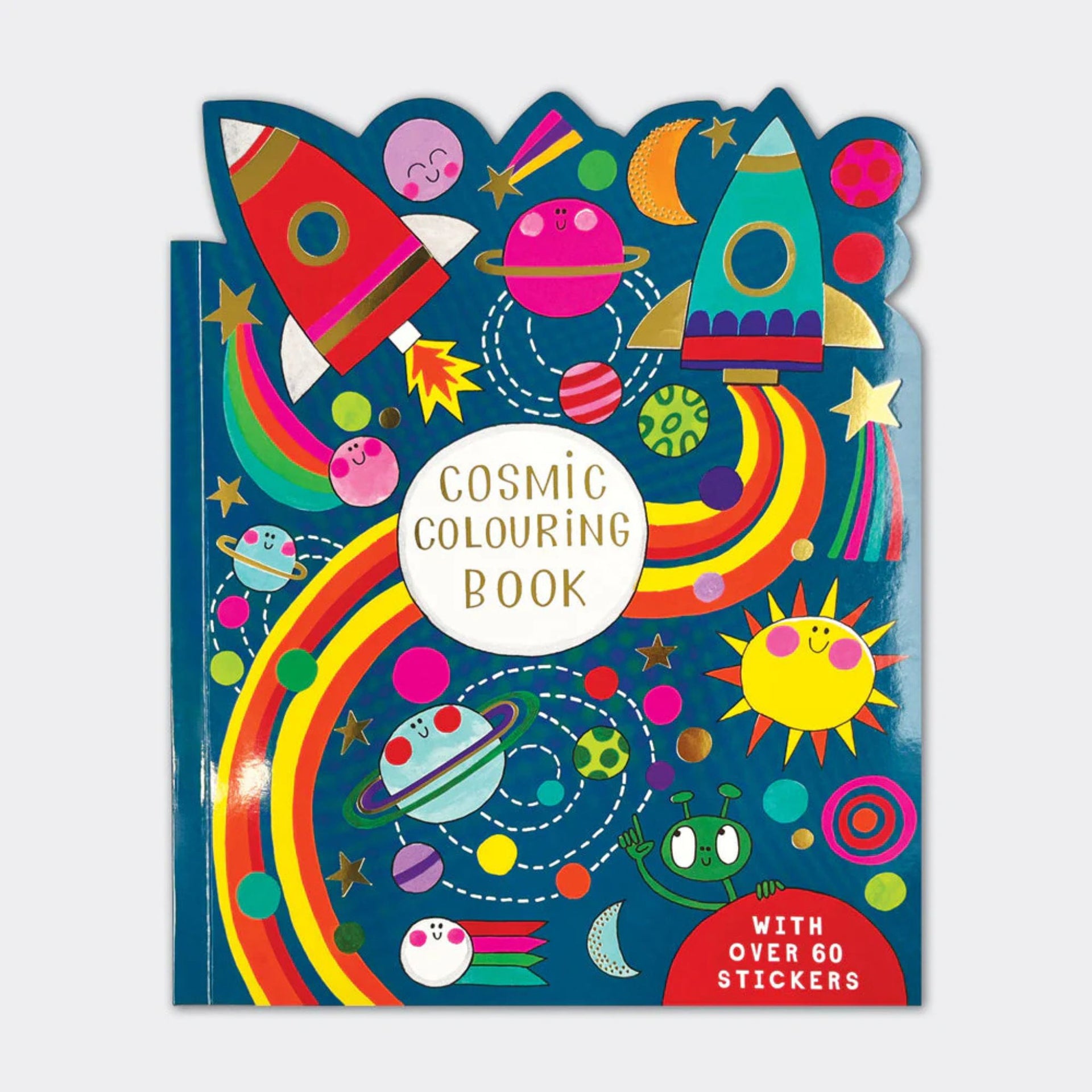 Rachel Ellen Designs Cosmic Colouring Book With Stickers