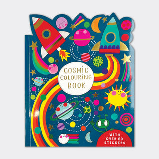 Rachel Ellen Designs Cosmic Colouring Book With Stickers