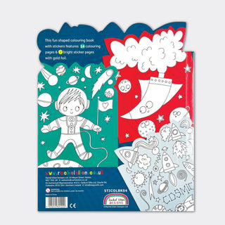Rachel Ellen Designs Cosmic Colouring Book With Stickers