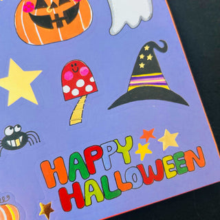Rachel Ellen Designs Halloween Colouring Book with Stickers