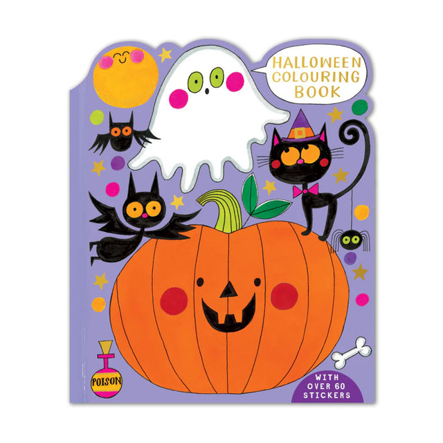 Rachel Ellen Designs Halloween Colouring Book with Stickers