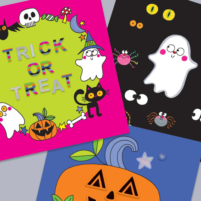 Rachel Ellen Designs Halloween Sticker Scene Activity Book